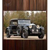 Металлическая табличка Bentley 4 Litre Coupe by Mulliner